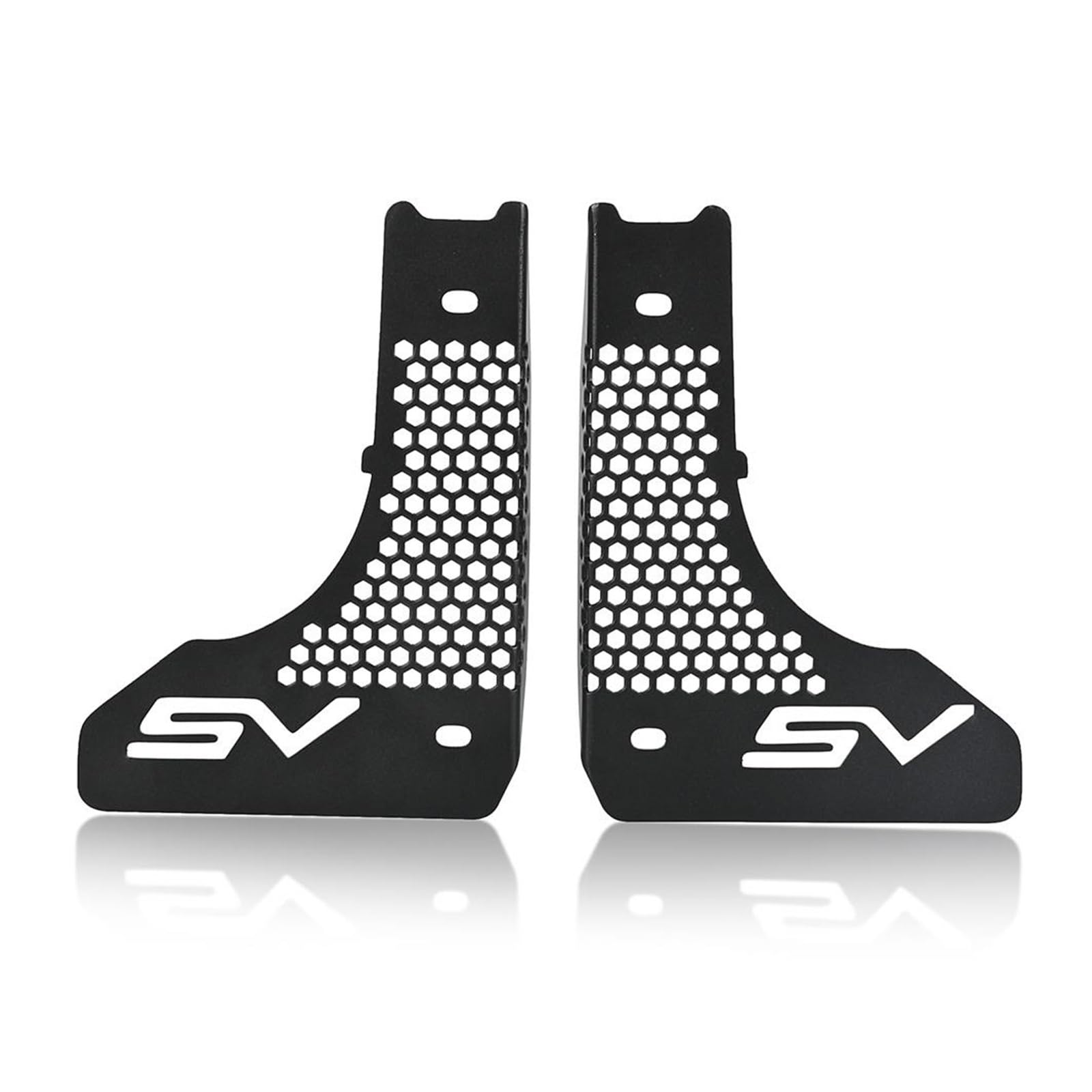 Compatible avec SV650 Moto Grille de radiateur latérale en Aluminium Protecteur de Protection SV 650 2016 2017 2018 2019 2020 2021 Accessoires (Color : Black)