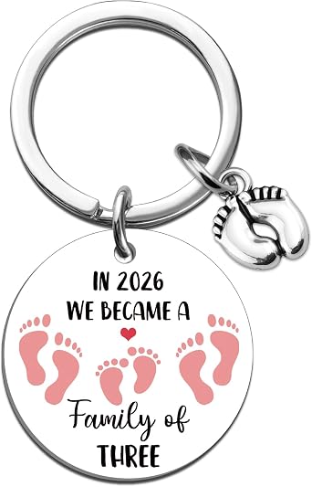 First Mothers Day Gifts for New Mom Keychain First Time Mom Gifts New Mom Gifts for Women After Birth Pregnancy Gifts for Expecting Mom New Parents Gifts for Couples Mommy To Be Keyring