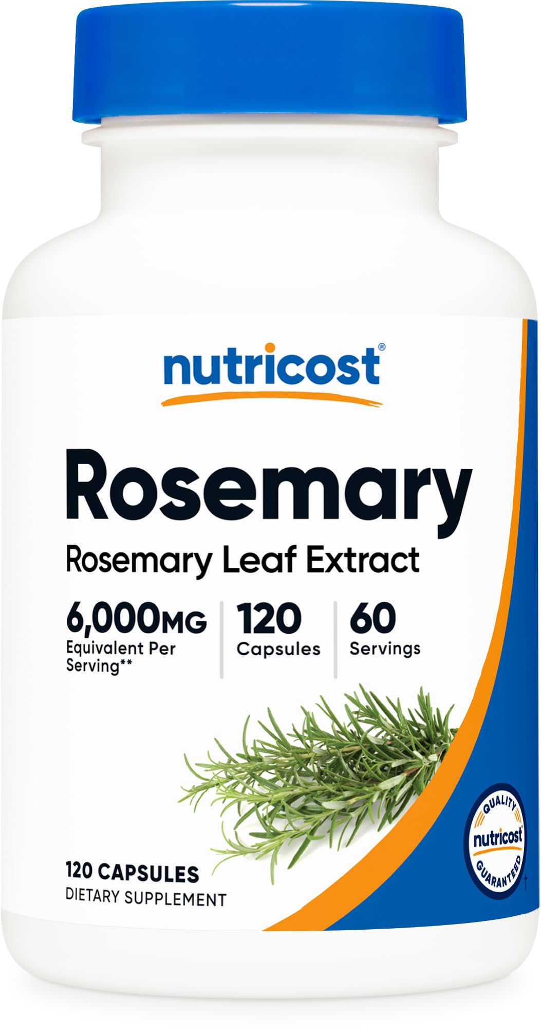Nutricost Rosemary Extract 120 Capsules for 60 Servings Per Bottle 120 Count (Pack of 1)