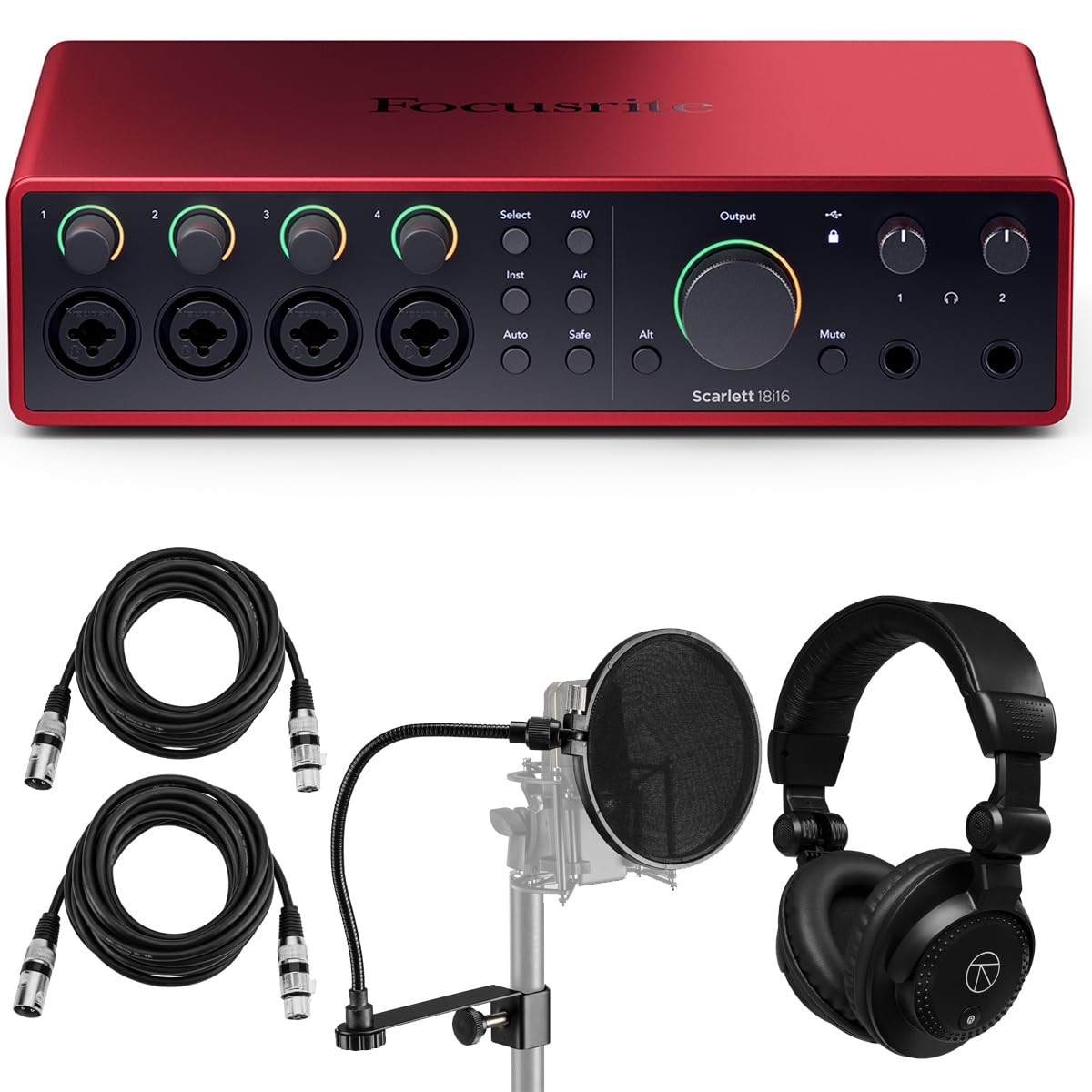 Amazon.com: Focusrite Scarlett 18i16 4th Gen USB Audio Interface