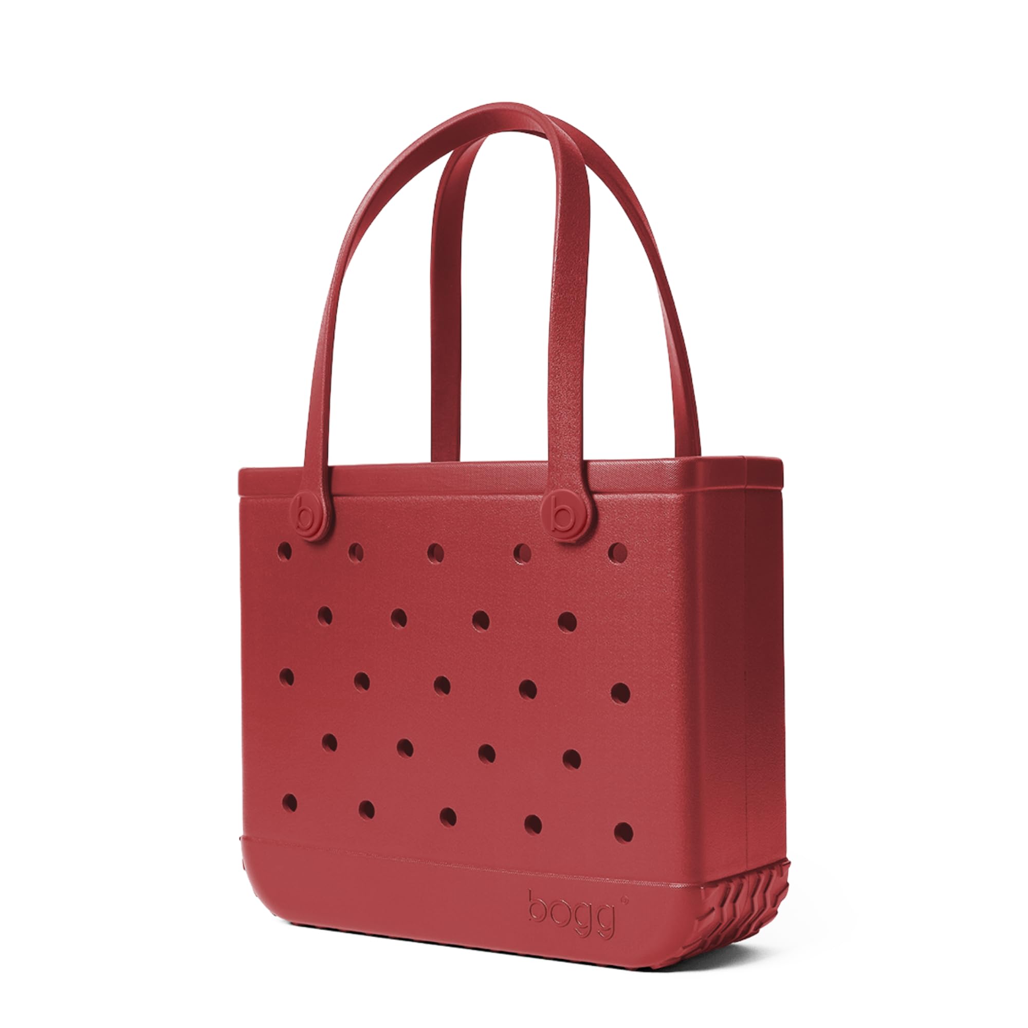 BOGG BAG - Medium Tote Bag - Burgundy Baller - 15in L x 5in W x 12.5in H - Lightweight, Washable, Durable - All Purpose EVA - for Beach, Pool, Boat, Work, Sports