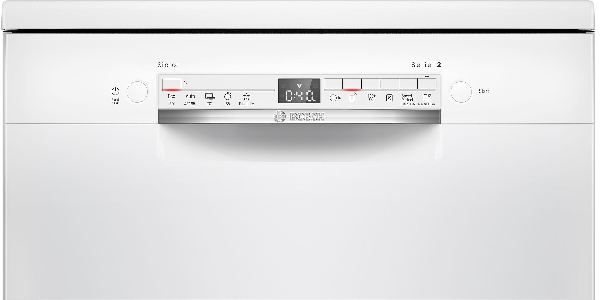 Bosch SMS2HTW02E, Série 2, Lave-vaisselle 60 cm, Pose libre, Blanc