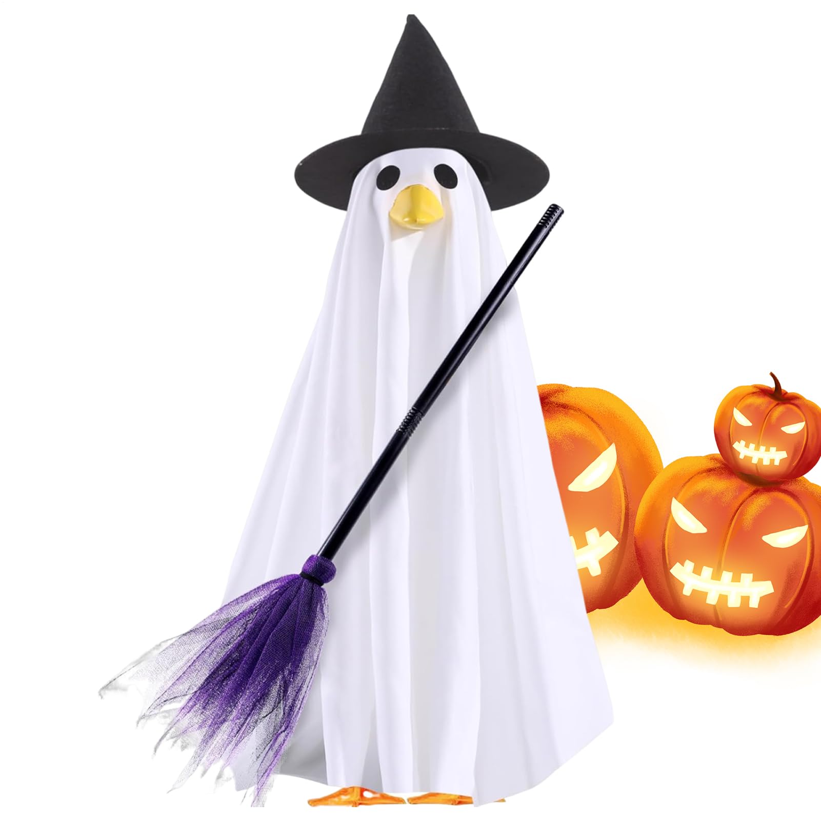 Vêtements d'Automne pour Oies de Décoration et Statue de Jardin Festive