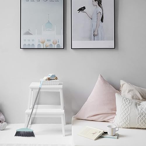 Miniatura 9 de Pala de basura Barrido de basura Besom Equipo de limpieza del hogar Escoba Mango de metal Escoba Familia Limpieza Escoba Escoba Limpieza Escoba