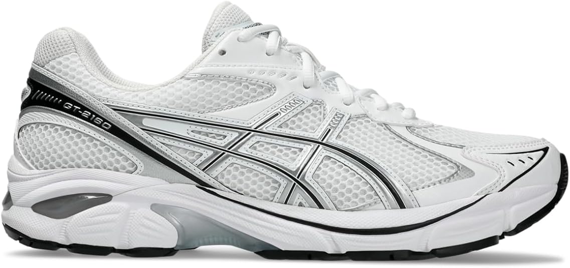Amazon.com | ASICS Gt-2160 Sneakers, White/Pure Silver, 6.5 US 