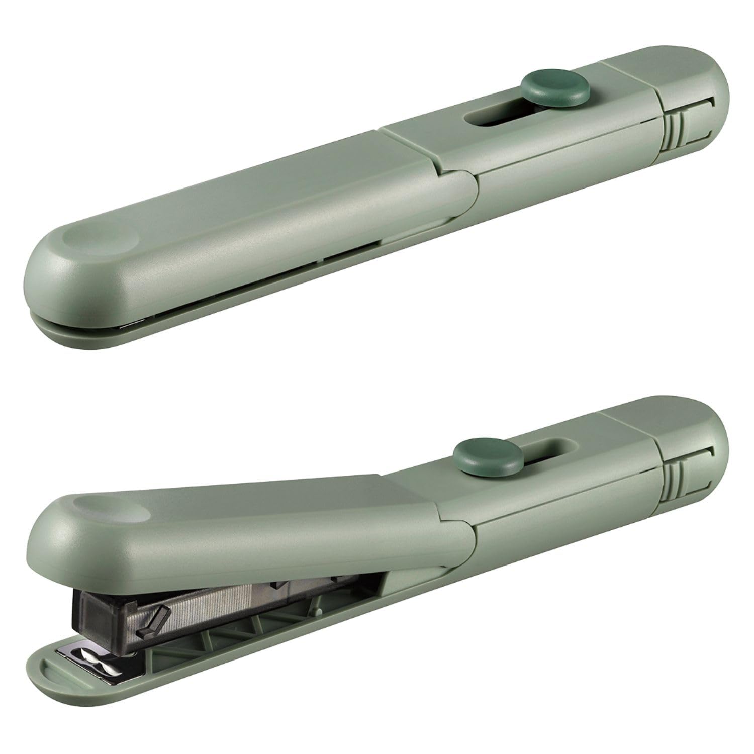 Max Stapler Stick Shape Motic Dull Color Olive Green HD-10SK/G