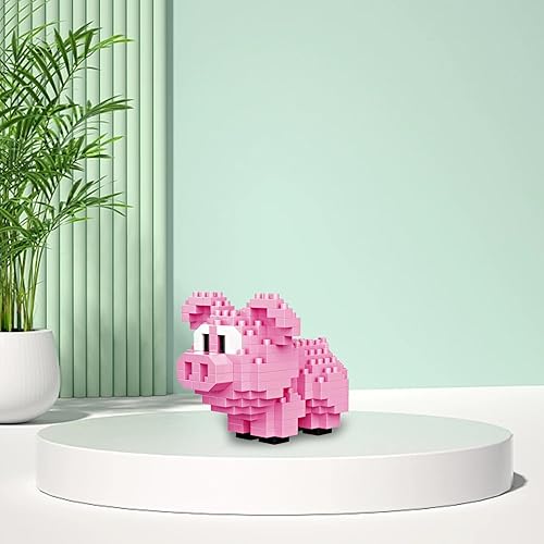 Miniatura 6 de Conjunto de bloques de construcción micro animales para niños y adultos para decoración del hogar y la oficina KLJM-10 (cerrojo, 270 piezas)