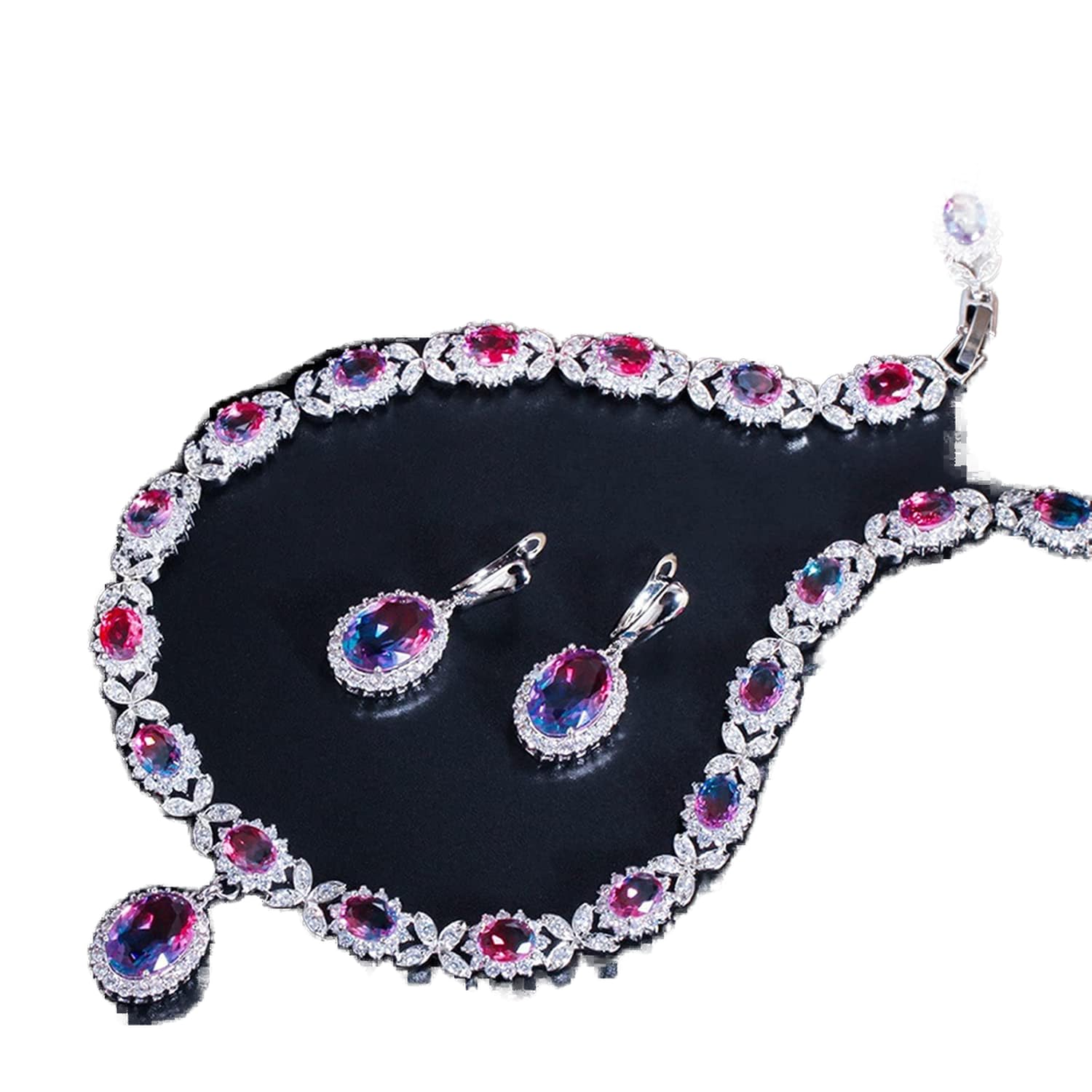 Bijoux Arc-en-Ciel finis les accessoires ternes avec ce collier ovale - 5