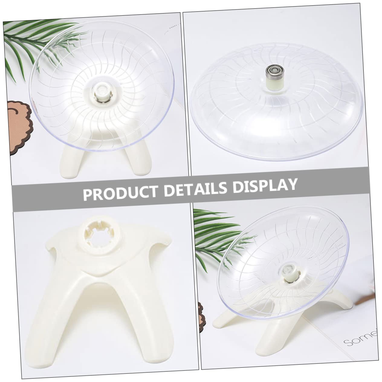 Mipcase 3piezas Rueda De Ejercicio Silenciosa para Hámster y Pequeños Roedores Juguete Interactivo para Mascotas Diseño Ruido y Saludable para Actividad y Diversión