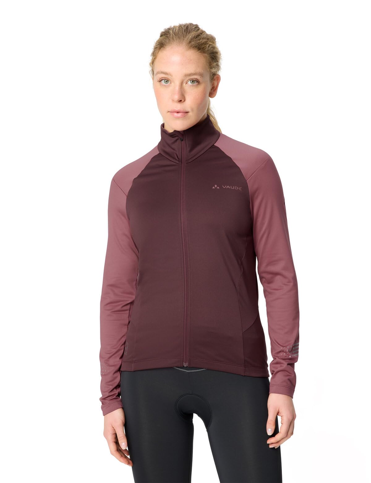 VAUDE Women's Posta Long Sleeves Tricot III - Maillot de Ciclismo de Manga Larga para Mujer, Muy cálido y elástico
