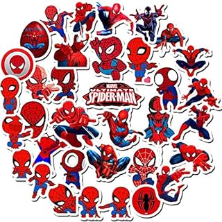 Spider-Man Stickers for Kids,Superhero Stickers for Water Bottle Hydro Flask MacBook Car Bike Bumper Skateboard Luggage