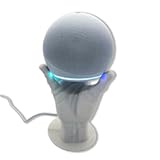 Hand Style Table Stand Holder Compatible with Amazon Alexa Smart Speaker Echo Dot (4th and 5th gen)(Off White)