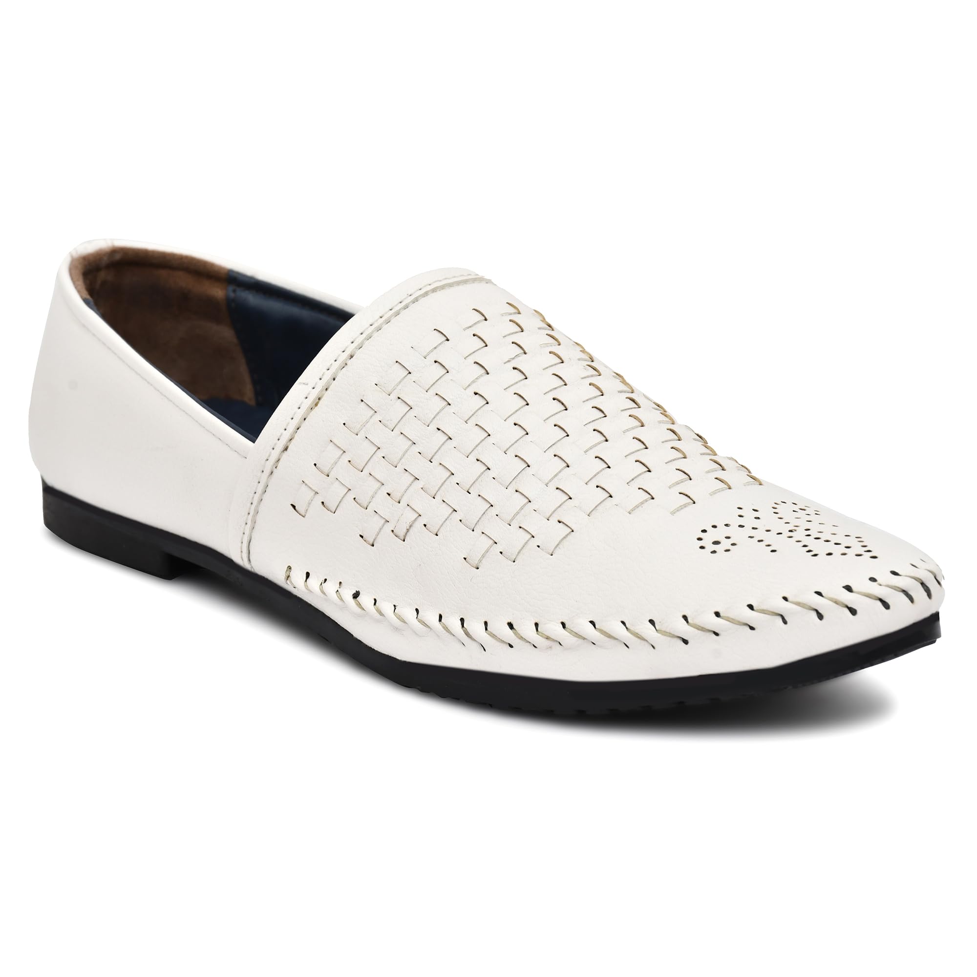 Mens Laser Cut Design Ethnic Slip On Wedding Juttis and Mojaris UK/IND 9 White (B0CXDQ2GY1) Amazon Price History, Amazon Price Tracker