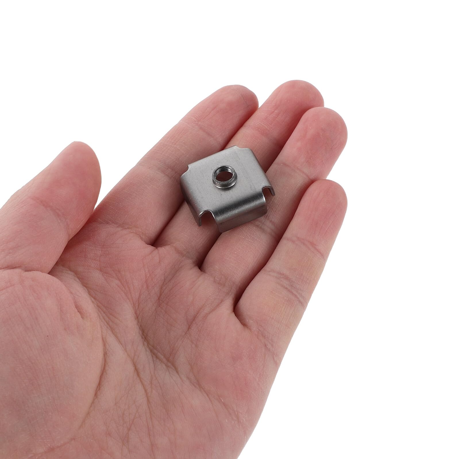SHERCHPRY 200 Pezzi Inserti Filettati M6 in Ferro per Tubazioni Quadrate Protezione Filettatura e Connessione Saldatura Stabile, per Progetti di Costruzione e Installazione Macchine