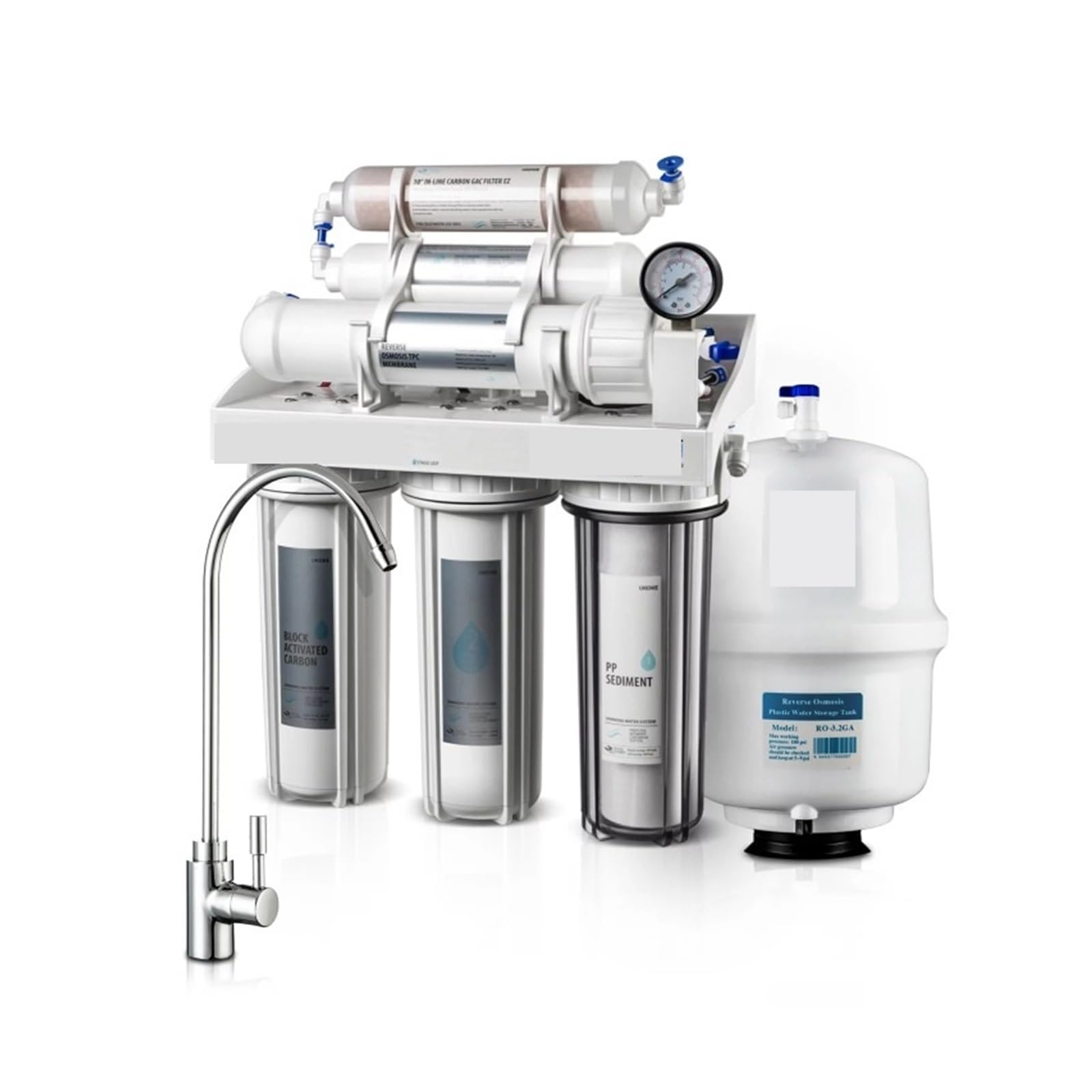 Sprzęt AGD 6 stopni Odwróconej osmozy, System Filtracji Wody, Jonizator(With Pump)