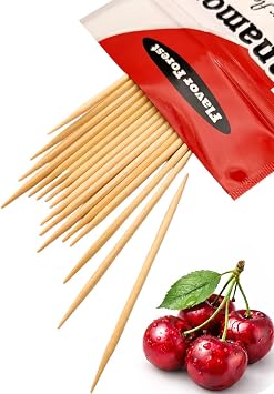 Wild Cherry Flavored Hot Cinnamon Toothpicks - 100ct