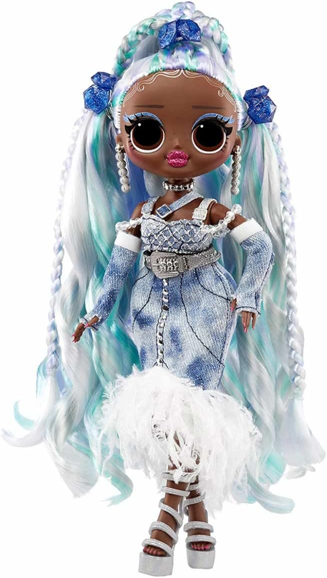 LOL OMG Fashion Show Hair Edition Dolls - LADY BRAIDS - 10"/25cm Doll with Multiple Hairstyles - Includes Outfit, Styling Tools, Magic Mousse, & More - Collectable - For Kids Ages 4+