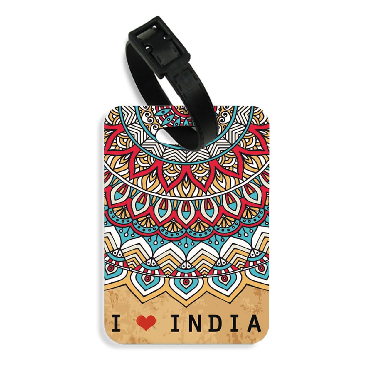 exciting Lives - I Love India Luggage Bag Tag-picture-27