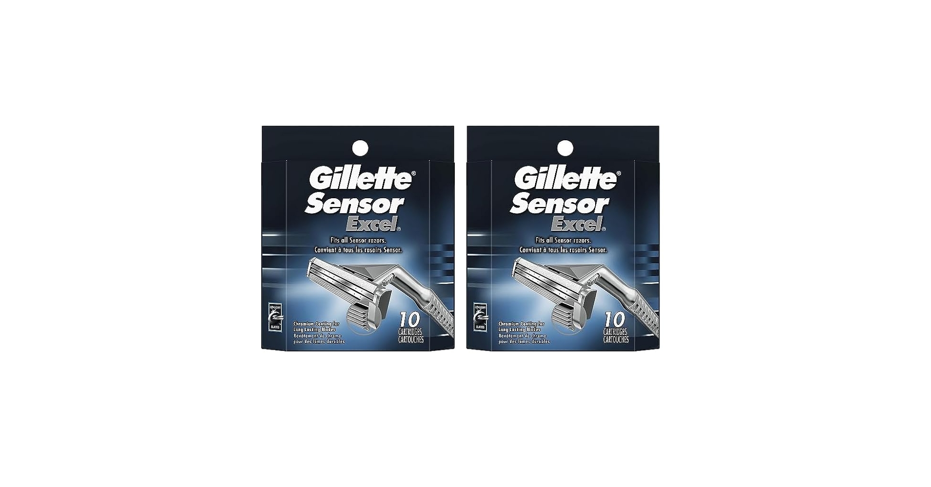 Amazon.com: Gillette Sensor Excel Men's Razor Blade Refills