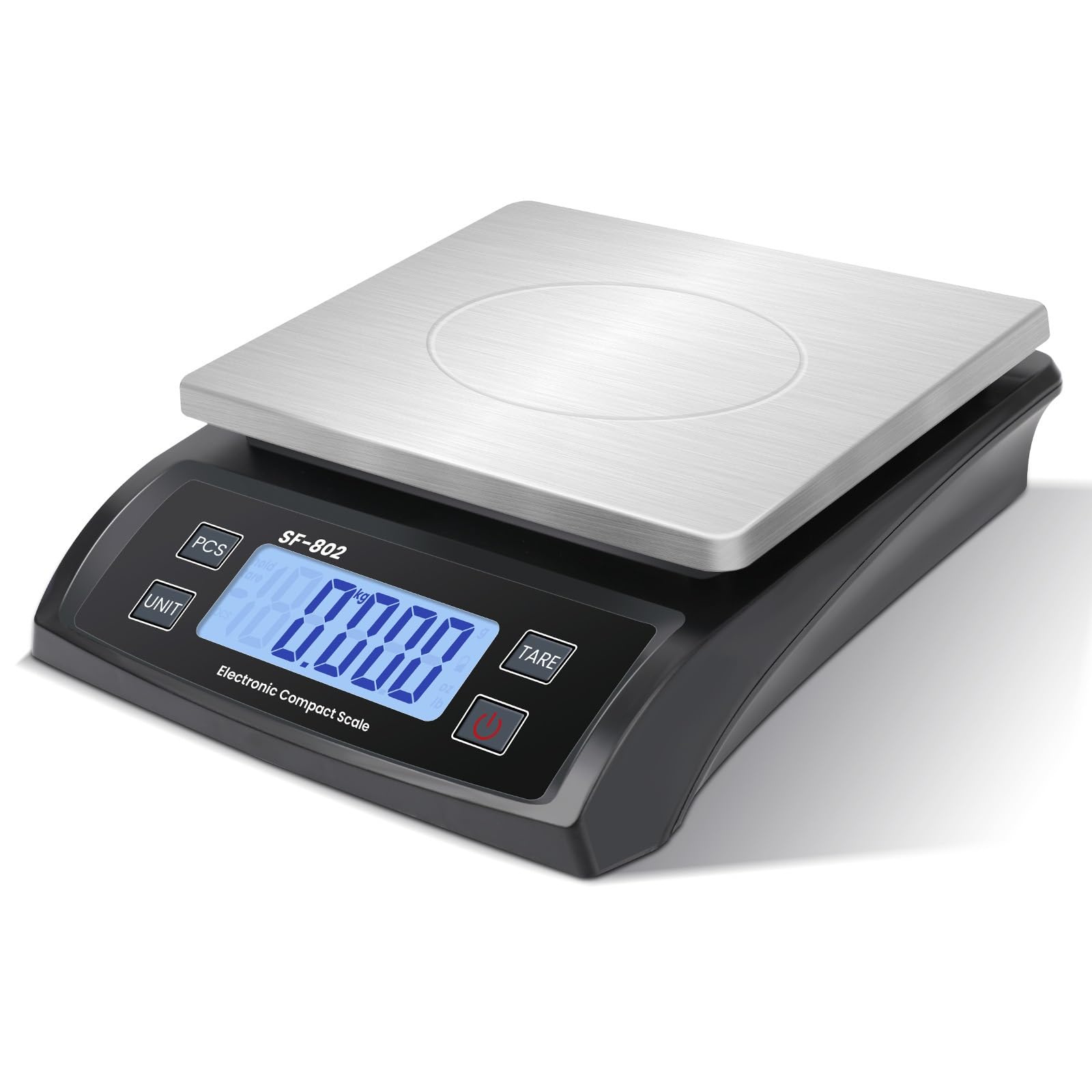 Digital Kitchen Scale 30kg 66lb Large Food Scale for Baking Cooking Stainless Bread Scale with LCD Display Counting