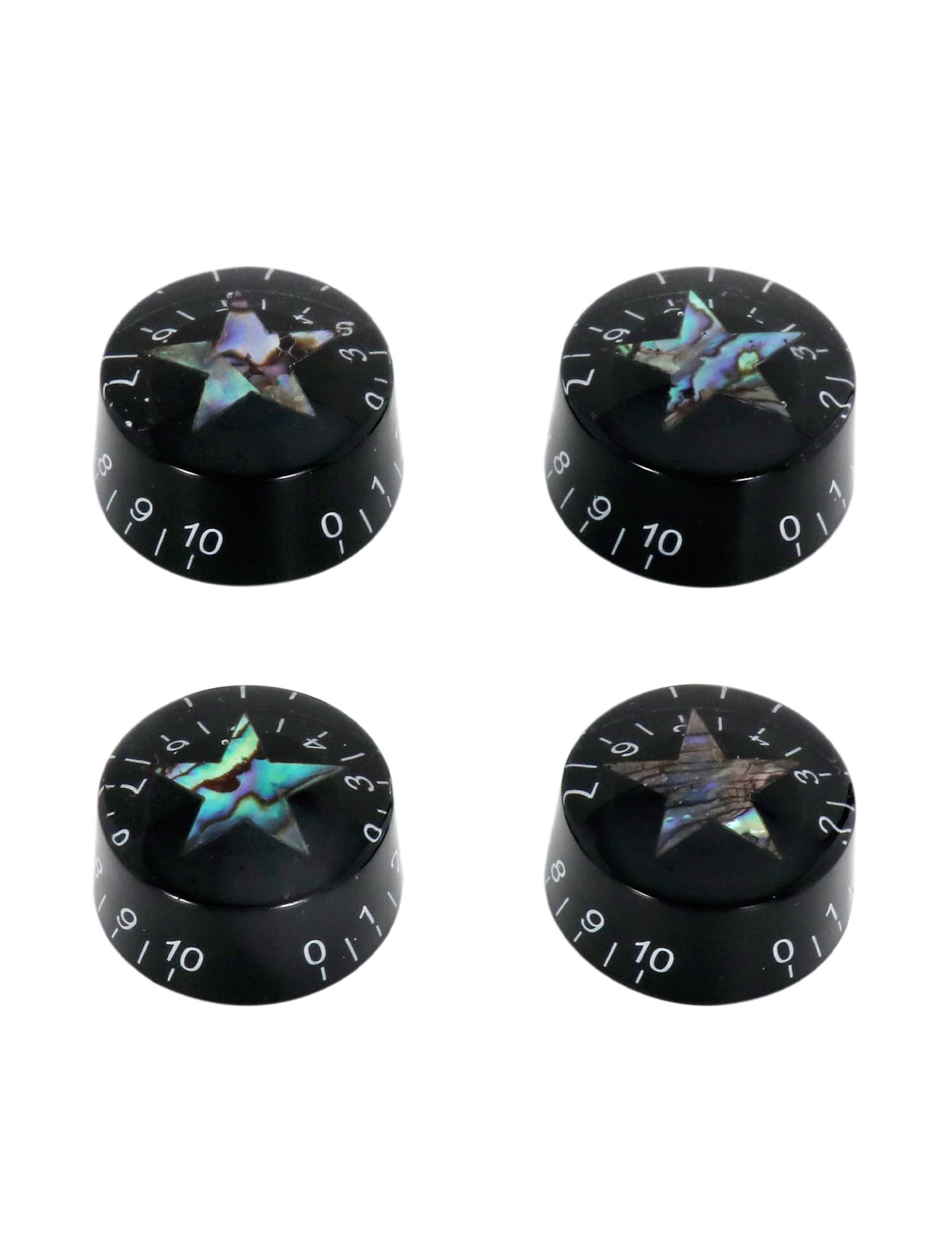 Boutons pour guitare électrique style Les Paul potentiomètre LP chapeau noir ambre