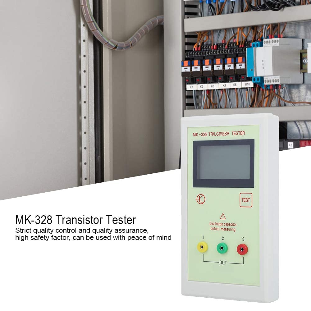 MK-328 Multifunktions Transistortester, TR Induktivitätskapazitätswiderstand Elektronisches Messgerät für NPN- und PNP-Bipolartransistoren