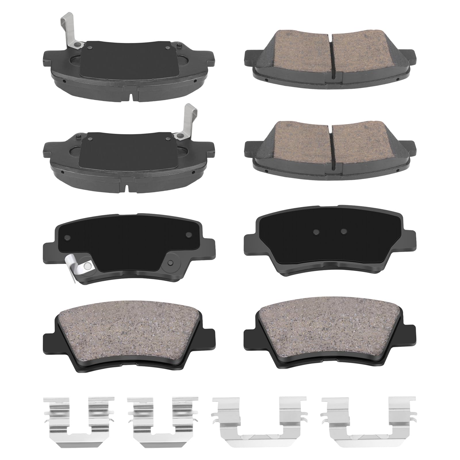 HYFTJYZ Front & Rear Ceramic Brake Pads