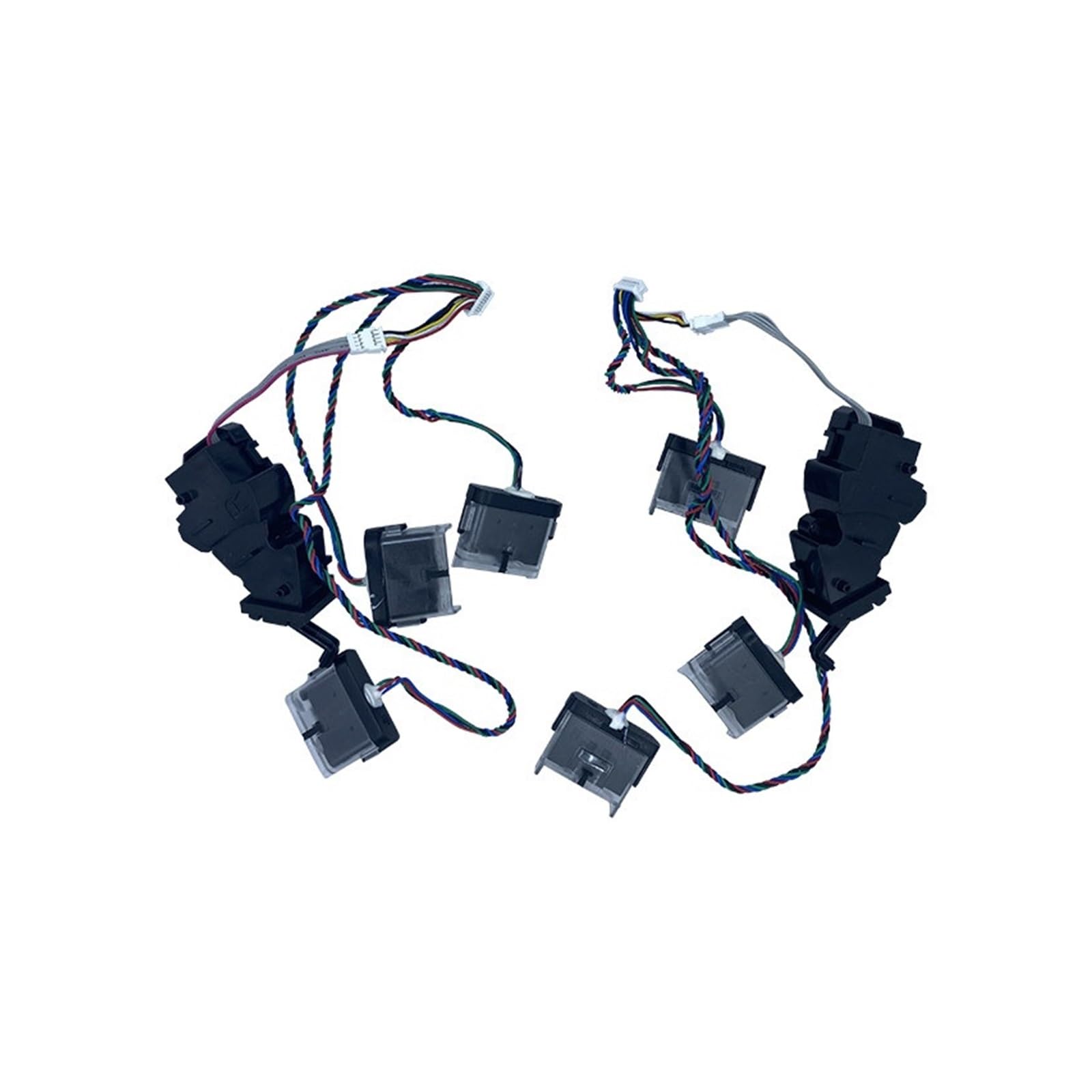 HOLUHGAER Compatible with xiaomi Compatible with mijia MJST1S / MJSTP / MJST1SHW（Vacuum-Mop 2 pro） Robot Vacuum Cleaner Spare Parts Anti-collision+Cliff Sensor