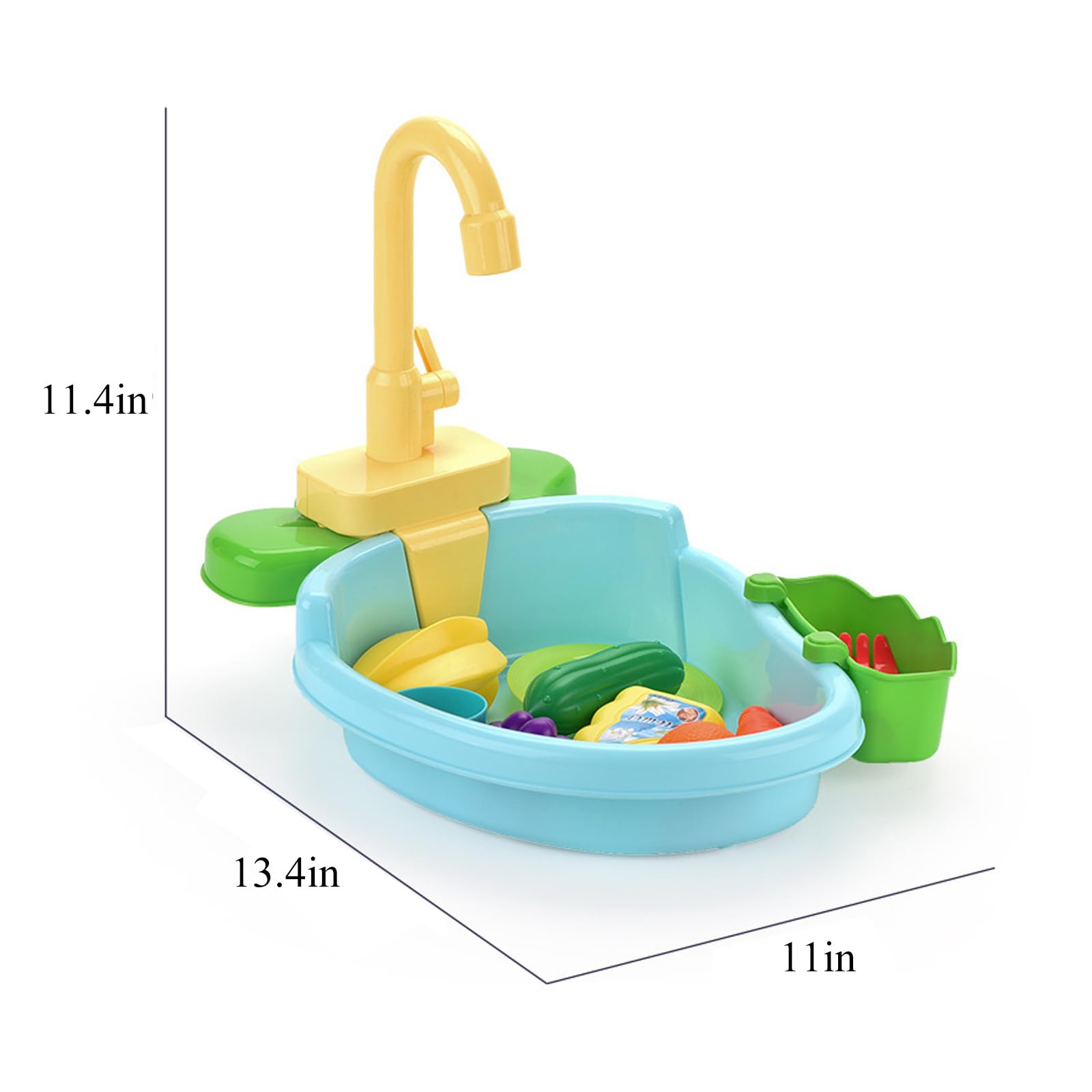 Bird Bath for Cage, Parrot Shower Bathtub Indoor with Faucet, Automatic Bird Bath Shower, Parrot Automatic Bathing Box, Bird Shower Swimming Pool Toy for Parakeet, Ferret, Budgie, Cockatiel(Green) - image 2