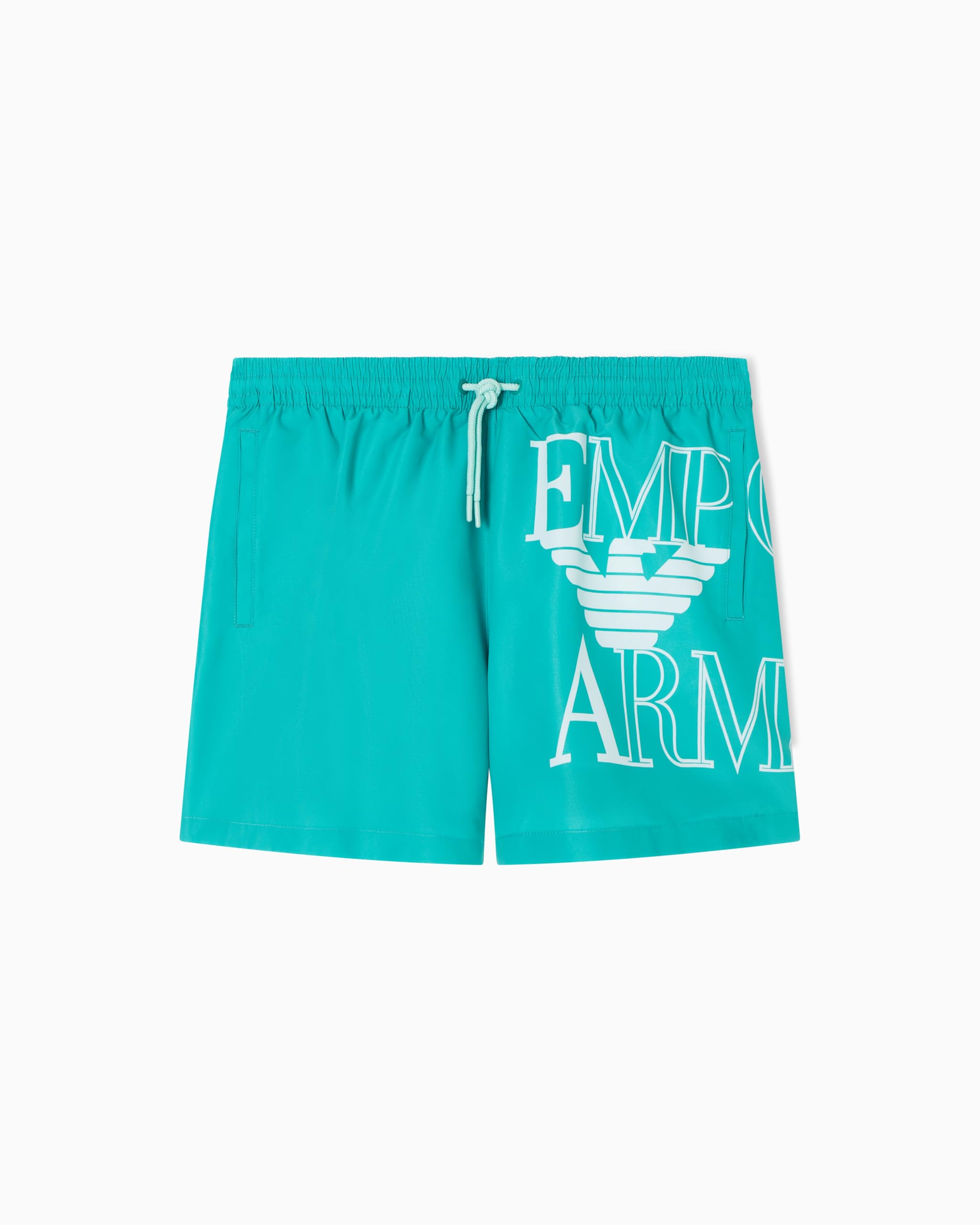 Emporio Armani Herren Smaragdgrün Boxer Badehose, M