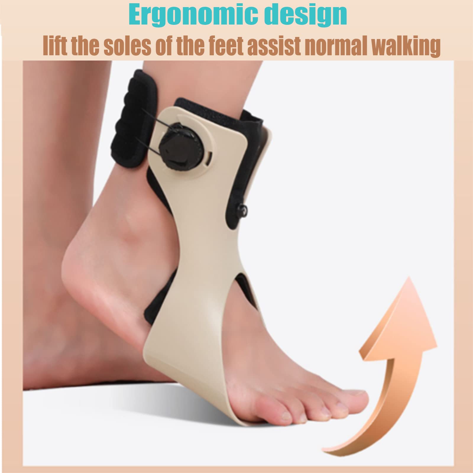 orteza stopy, Ankle Brace Support for Hemiplegia Stroke Shoes Walking(A,L)