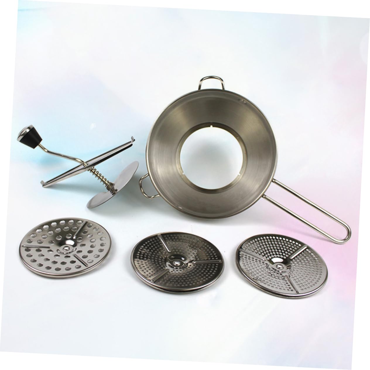 HOLIDYOYO Baby Food Maker Stainless Steel Blender for Fruit Vegetable Jam Making Supplies Effortless Mechanics