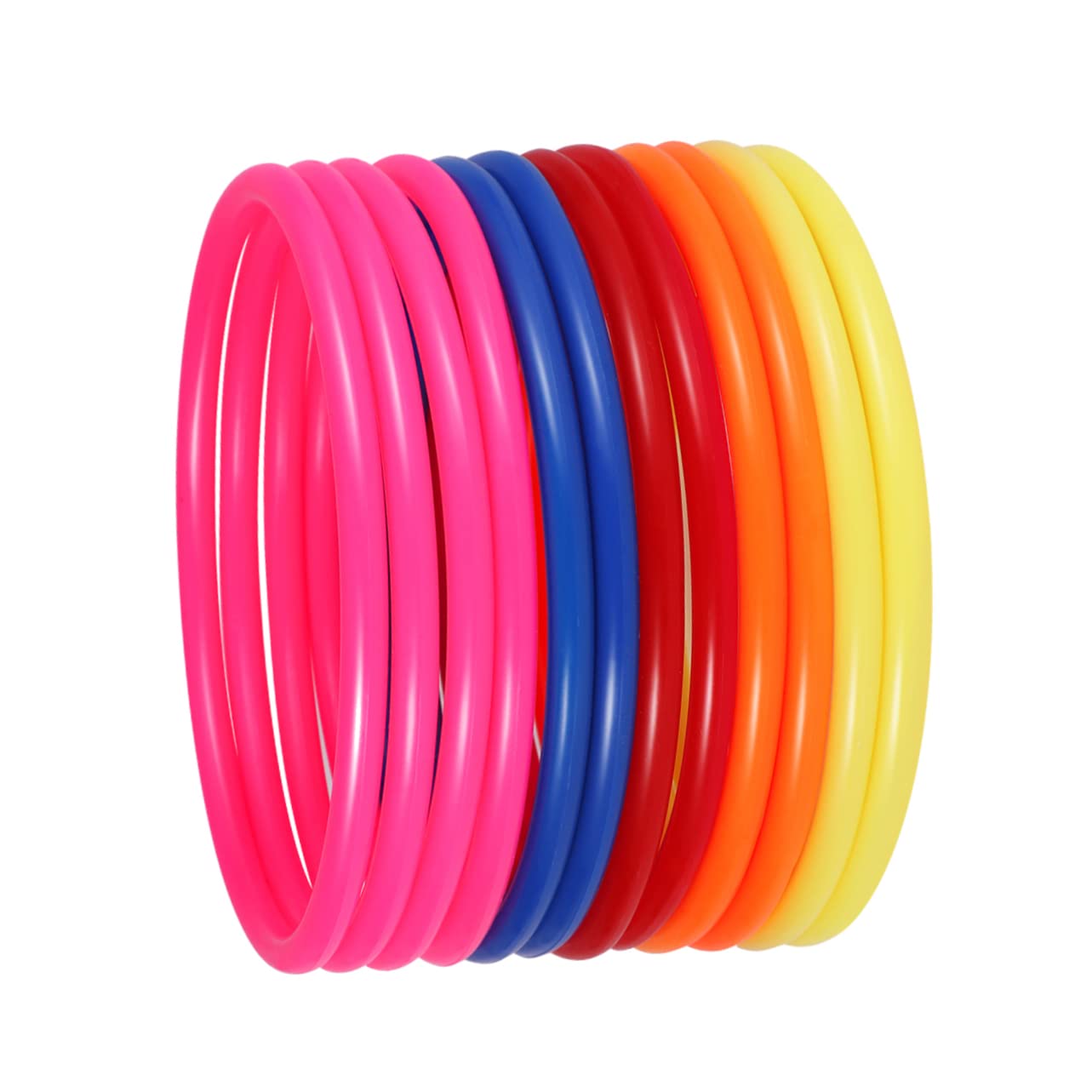 ifundom Carnival Toss Ring Game 32pcs Plastic Rings Boys and Girls Educational Toy Outdoor Activity Random