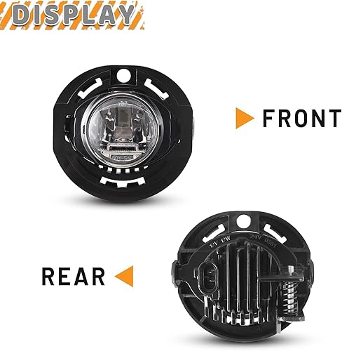 Miniatura 5 de AUTOWIKI Conjunto de luces antiniebla LED para Jeep Grand Cherokee 2014-2016  DODGE CHARGER 2015-2019  Chrysler 300 2015-2019Chrysler Pacífica