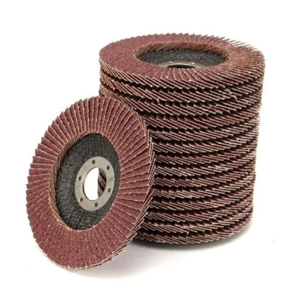 Tarcza Polerska, 10 Sztuk 100Mm Tarcze Listkowe Ściernice Ostrza Do Szlifierki Kątowej Tarcza Szlifierska Ściernica Narzędzia Ścierne/10Pcs 80Grit