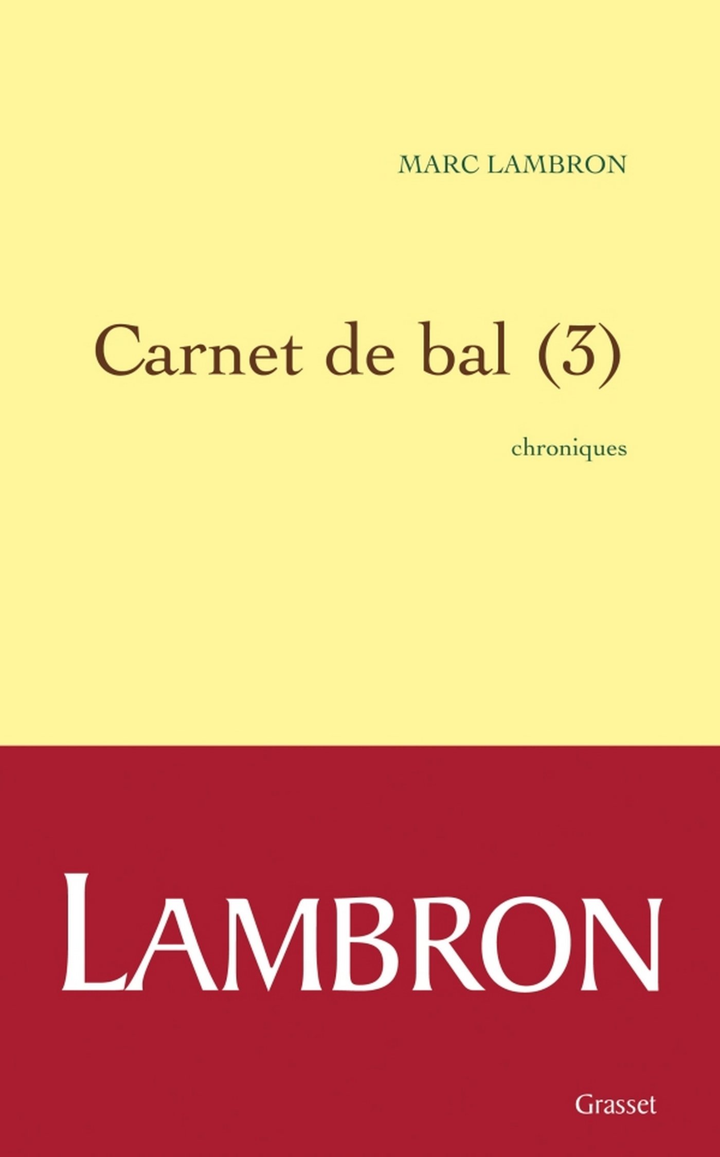 Carnet de bal (3) (Littérature Française) (French Edition)
