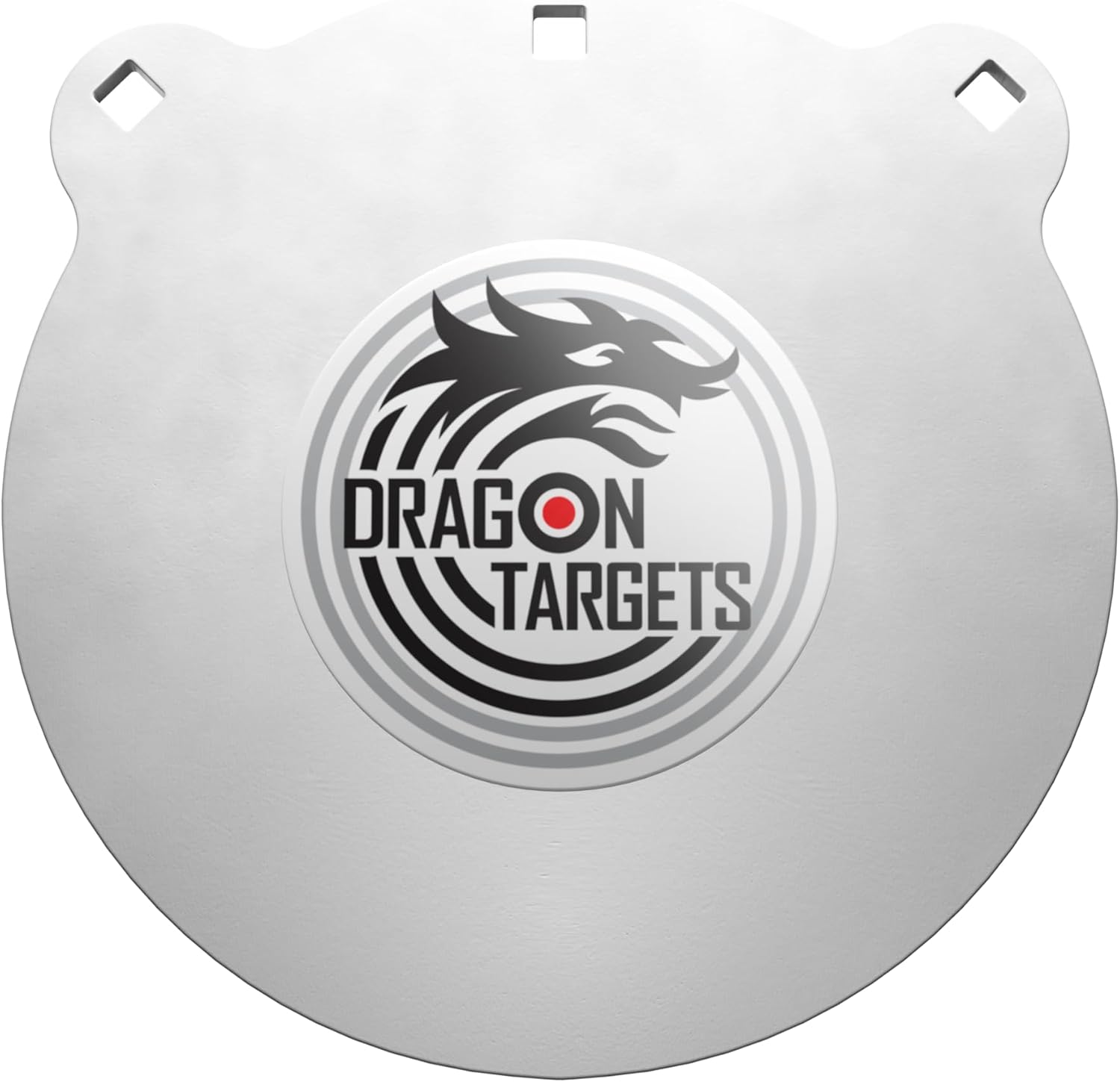 Dragon AR500 Steel Targets - 3/8" or 1/2" Thick, 12" to 4" Sizes, Painted Gong Targets for Shooting, Made in USA