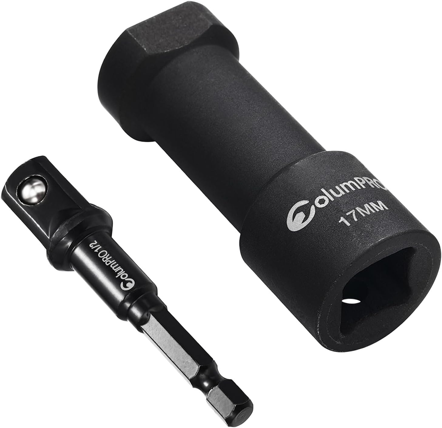 17mm Unistrut Channel Socket Set, One 17mm 1/2" Drive 42 Cr-Mo Steel Impact Socket with One Adapter for Easy Use