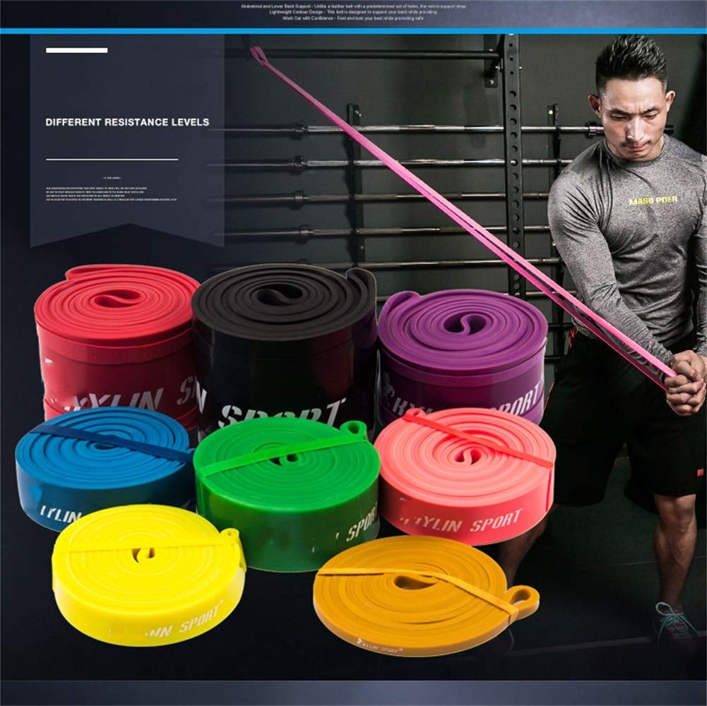 Fitnessbanden, lange weerstandsbanden, krachttraining, 100% latex