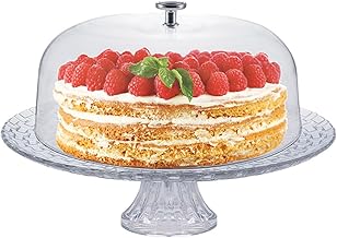 Ruvolo Boleira Multiuso, Boleira de Vidro com Tampa de Vidro Home Special