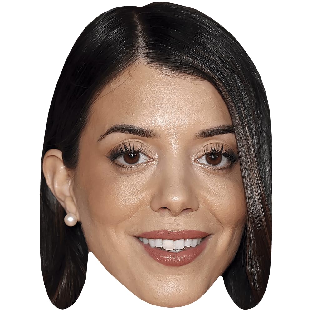 Christina Catechis (Smile) Celebrity Mask, Flat Card Face, Fancy Dress Mask