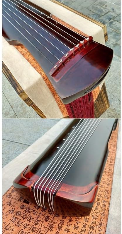 JITEM Traditional Chinese 7-String Instrument, Old Paulownia Guqin, Stringed Instrument for Beginners(Color:B), Size