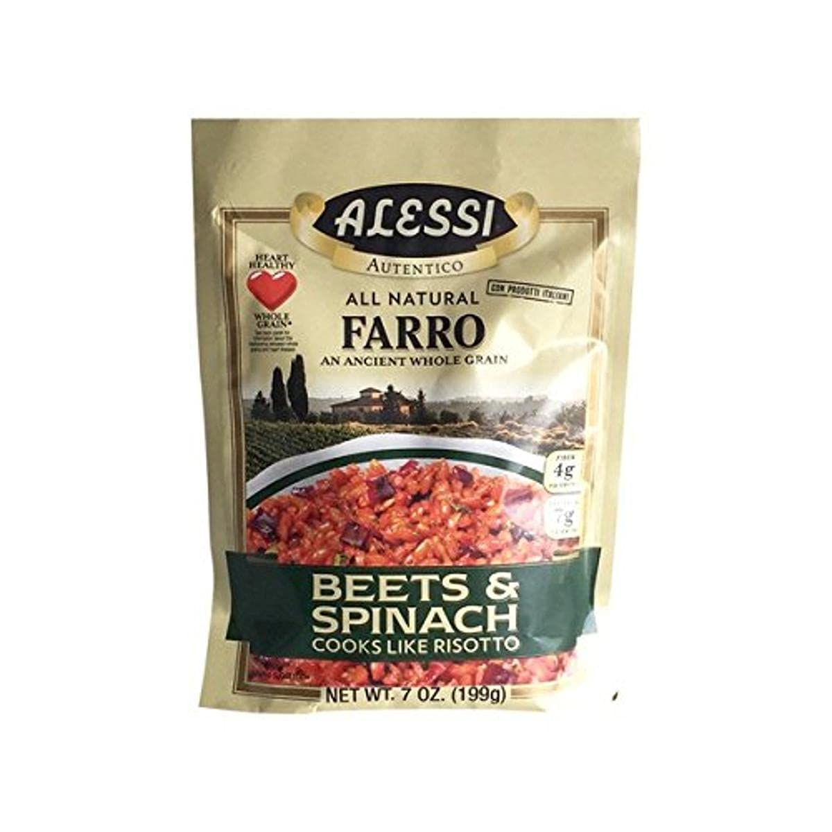 Alessi Farro with Beets, 7 oz Grocery & Gourmet Food