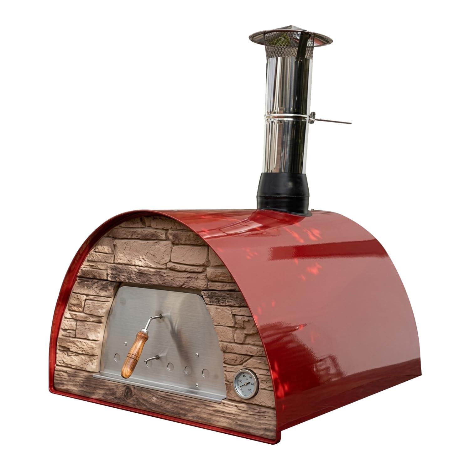 Amazon.com: Authentic Pizza Ovens Maximus Red Wood-Fired Portable