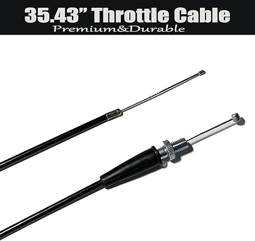 Miniatura 5 de Cable del acelerador de 35.43 pulgadas para 50cc 70cc 110cc 125cc Baja Dirt Runner SSR125 TaoTao MadMax Coolster M-125 X-pro SYX Roketa SDG NST