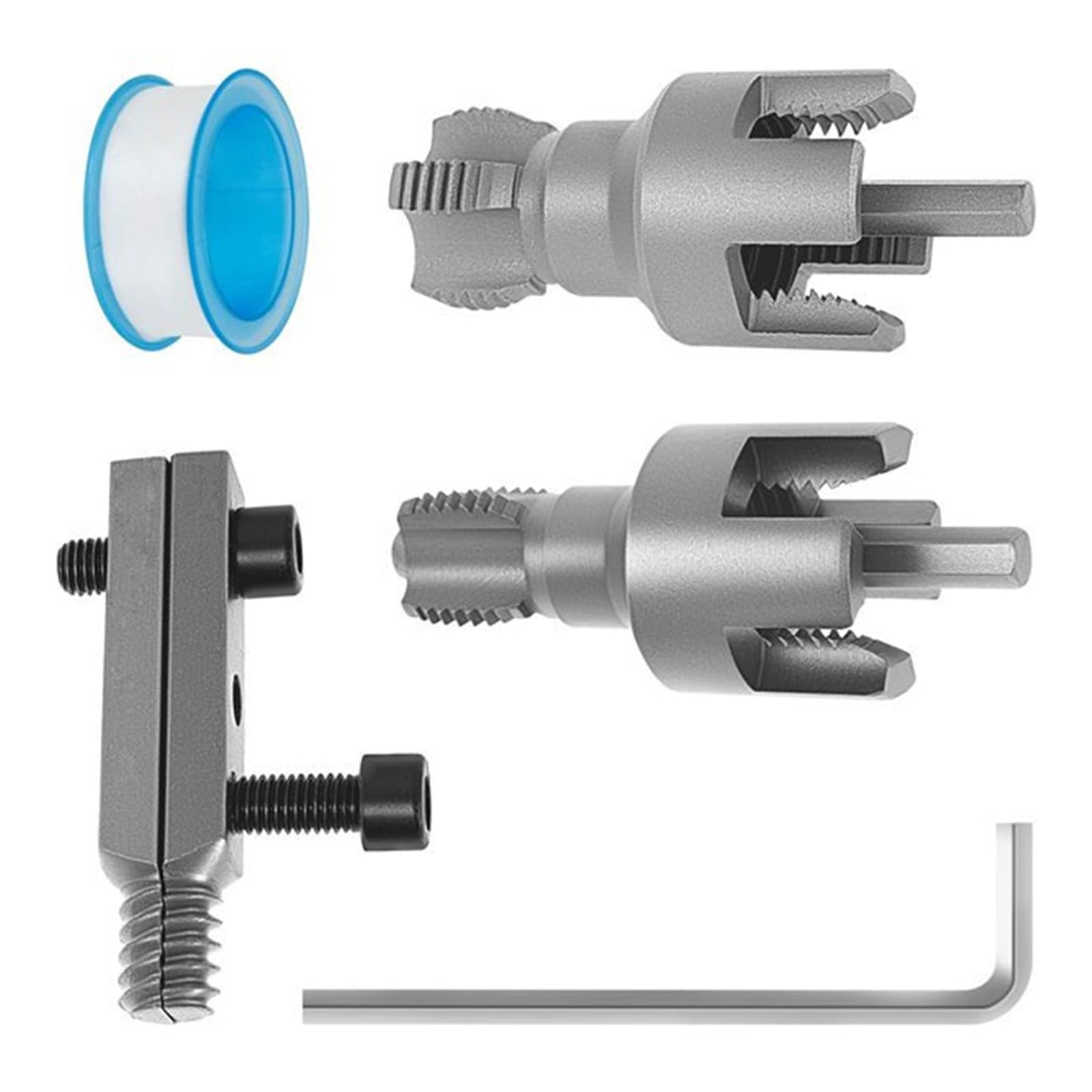QIAOLIDA Break Pipe Extractor Tool for 1/2Inch 3/4Inch Pipe Internal Wrench for Electric Drill Quickly Remove Rusted