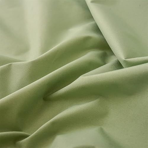 Miniatura 8 de Holawakaka Funda de colchón impermeable tamaño King, sábana bajera transpirable color verde salvia, bolsillo de 14 pulgadas de profundidad (verde