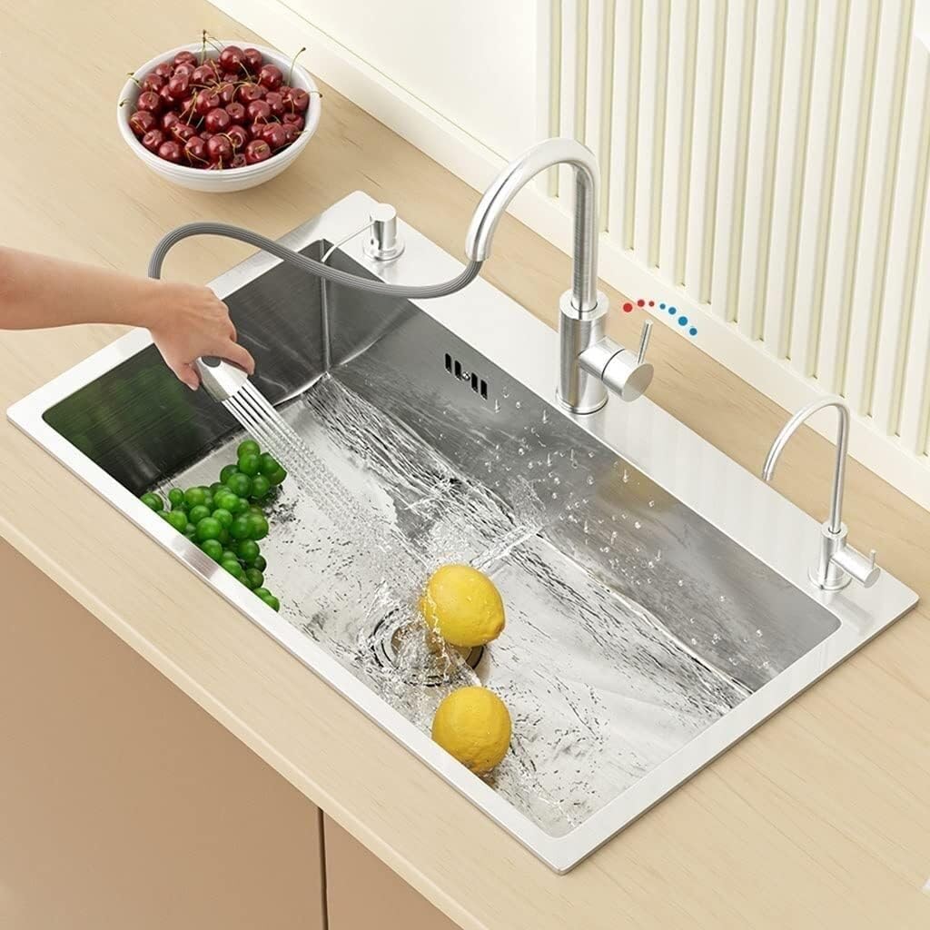 Premium 65 x 45 cm srebrny zlewozmywak kuchenny pod spodem trwała konstrukcja z pojedynczą miską do nowoczesnych kuchni łatwa instalacja odporne na zarysowania wykończenie idealne do remontu domu