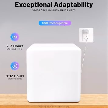 Rechargeable LED Cube Chair, 16 Colors Remote Conctrol Glow Furniture Stool Table with 4 Lighting Modes, LED Fun Seat Furniture Night Light for Home Outdoor Pool Bar Party Deco (16 inch)