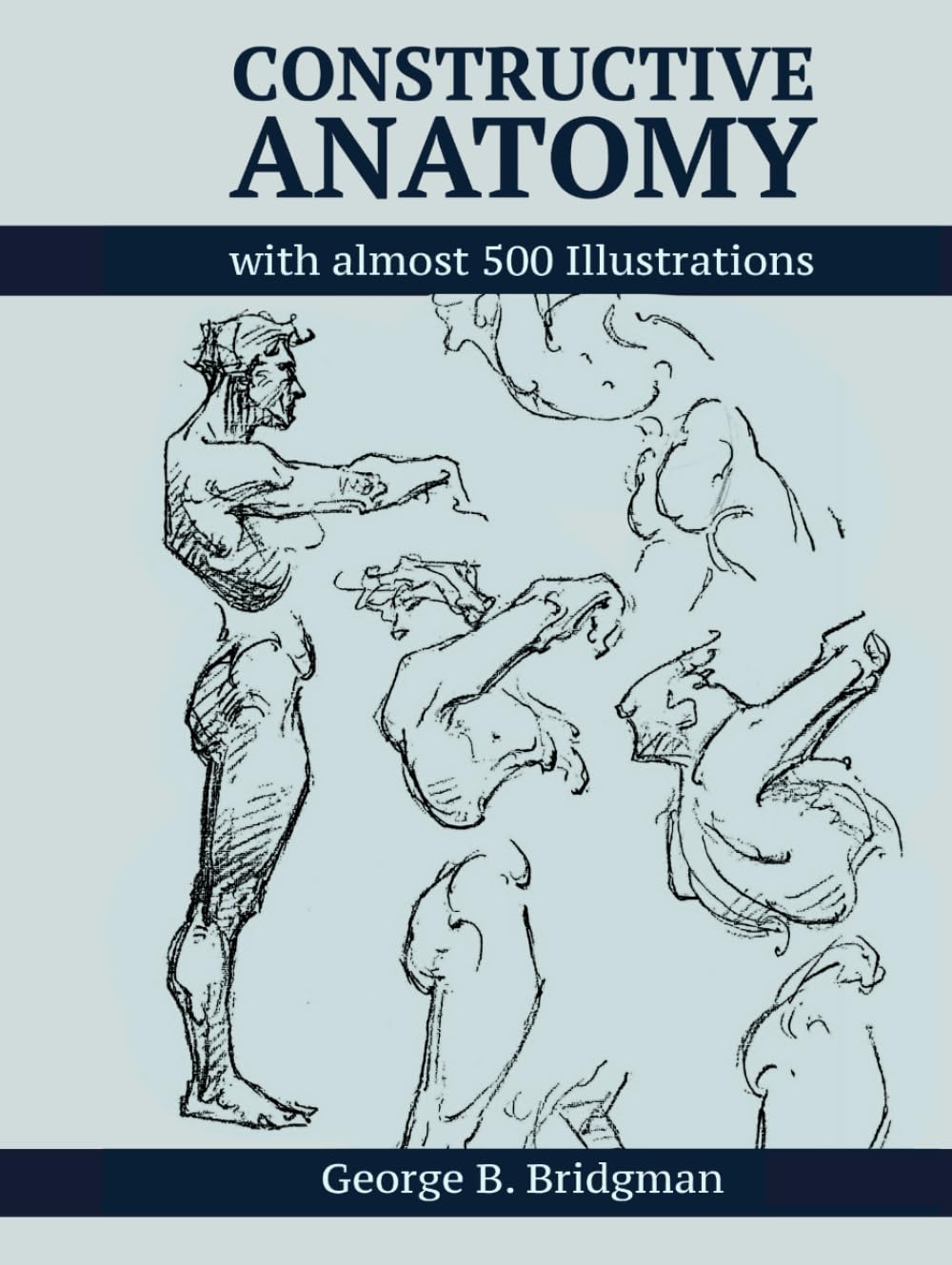 Constructive Anatomy by George B. Bridgman - Digitally Enhanced 2024 Edition: More Than 500 Illustrations (Dover Anatomy for Artists)